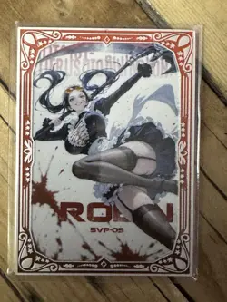One Piece CCG Goddess Nico Robin Metal Card - Sexy Maid Scythe /58 - Image 1