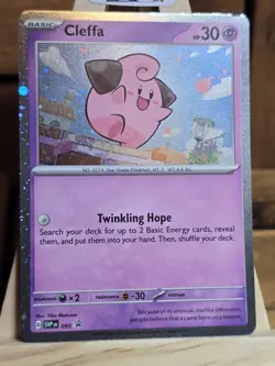 Cleffa Holo Promo SV: Scarlet & Violet Promo Cards 095 - Image 2