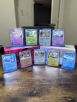 Pokemon Prismatic Evolutions Complete 9 Card Eeveelution Reverse Holo Set NM - Image 1