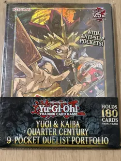 New KONAMI Yu-Gi-Oh! 9 Pocket Portfolio 180 Cards - Yugi & Kaiba - Image 1