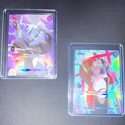 Azuki TCG Holo Full Art Lot of 2 - Raizan & Shao Character Cards 2025 EN - Image 1
