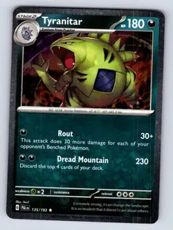 Tyranitar (Cosmo Foil) 135/193 Holo Miscellaneous Cards & Products Pokemon NM - Image 1