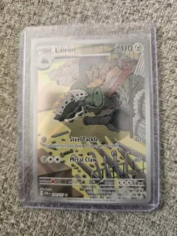 Pokemon TCG Lairon Twilight Masquerade Illustration Rare Card 184/167 - Image 1