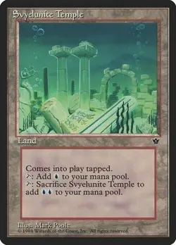 Svyelunite Temple Fallen Empires MtG LP to NM - Image 1