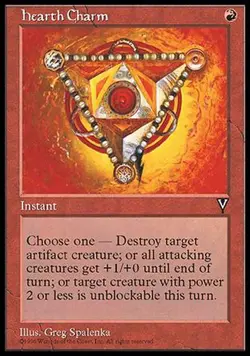 Hearth Charm x4 Visions MtG NM - Image 1