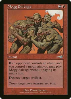 Mogg Salvage Nemesis MtG NM - Image 1