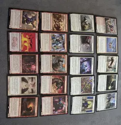 Mtg Lot Of 20 White Red With Rares - Image 1