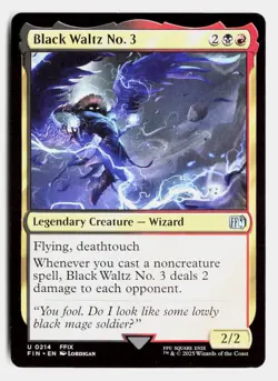 Black Waltz No. 3 214 Uncommon FINAL FANTASY Magic: The Gathering - Image 1