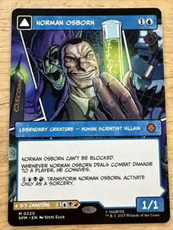 MTG Magic the Gathering Norman Osborn (220/314) Marvel's Spider-Man NM - Image 1
