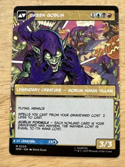 MTG Magic the Gathering Norman Osborn (220/314) Marvel's Spider-Man NM - Image 2