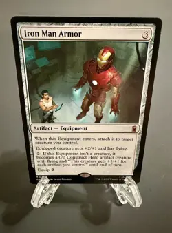 MTG Iron Man Armor Marvel Super Heroes Extended Art Mythic - Image 1
