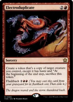 MTG Electroduplicate Normal NM Foundations Magic 85 - Image 1