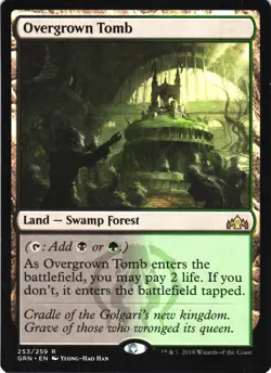 Overgrown Tomb - Guilds of Ravnica MTG Magic the Gathering - Image 1