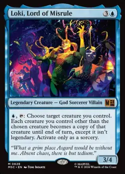 Loki, Lord of Misrule Marvel Super Heroes Commander #628 Magic TCG - Image 1
