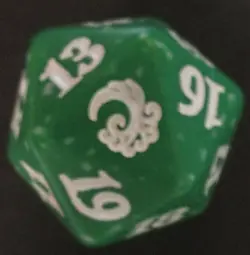 Life Counters / Spindowns Guilds of Ravnica The Simic Combine 22mm Spindown Dice - Image 1
