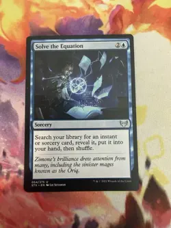 MTG | Solve the Equation - Strixhaven: School of Mages (STX) | NM - Image 1