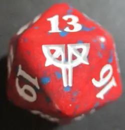 Life Counters / Spindowns Rivals of Ixalan 22 mm Spindown Dice (Red) Magic MTG - Image 1