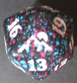 Life Counters / Spindowns Kamigawa Neon Dynasty 32 mm Oversized Spindown Dice (S - Image 1