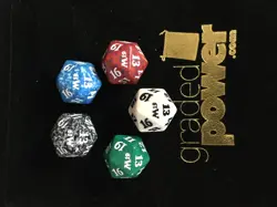Life Counters / Spindowns M19 Complete (5) Piece Dice Spindown Set NEW Magic MTG - Image 1