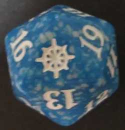 Life Counters / Spindowns Ixalan 22mm Spindown Dice (Blue) Magic MTG - Image 1