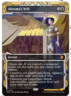 Akroma's Will Secrets of Strixhaven: Mystical Archive Mythic Rare SOS MTG - Image 1