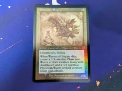 1x Wurmcoil Engine FOIL (Schematic) - NM - Brothers War Retro Frame - BRR - 126 - Image 1