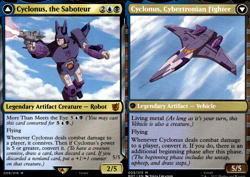 Magic the Gathering -MTG- Cyclonus, the Saboteur /Cybertronian Fighter - Image 1