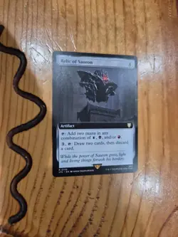 Relic of Sauron (Extended Art) 159 Magic MTG Commander LTC Lord of the Rings NM - Image 1