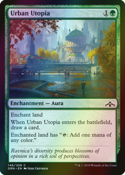MTG Urban Utopia Foil ** Guilds of Ravnica ** English (NM) - Image 1