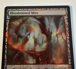 MTG Magic The Gathering BLOODSTAINED MIRE ZENDIKAR EXPEDITIONS FOIL GORGEOUS! - Image 3