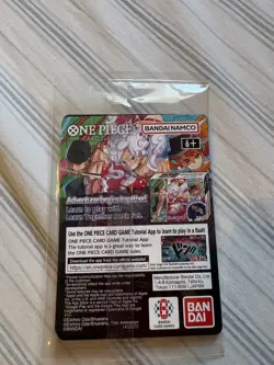 One Piece Monkey.D.Luffy College Basketball US Voyage P-055 Promo Card - SEALED - Image 2