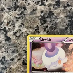 Pokemon TCG Litwick BW27 Black & White Promo Holo Card English - Image 3