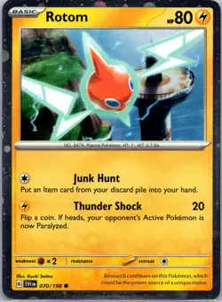 Rotom (Cosmos Holo) 070/198 Holo Promo Miscellaneous Cards & Products Pokemon NM - Image 1