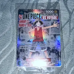 One Piece X St. John’s University College Basketball card - Image 1