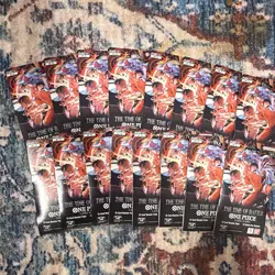Bandai One Piece Card Game The Time of Battle English Booster Packs (16) 12-Card - Image 1