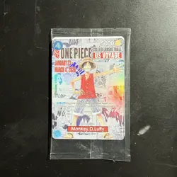 Monkey D. Luffy P-055 One Piece College Basketball US Voyage Promo Card Sealed - Image 1