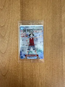 Monkey D. Luffy P-055 One Piece College Basketball US Voyage Promo Card Sealed - Image 1