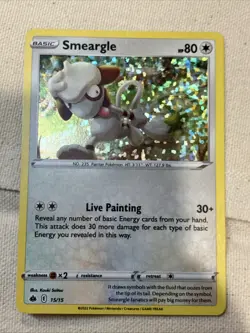 Pokemon Card: LP/MP Smeargle McDonald’s 2022 Holo - Image 1