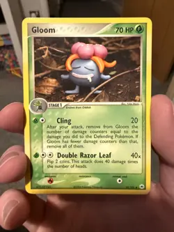 Gloom 35/101 Regular Uncommon EX Hidden Legends Yuka Morii Pokemon Card - Image 1