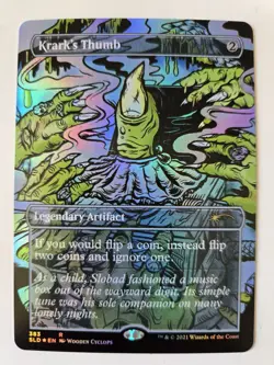 Krark's Thumb Foil Borderless Secret L'air NM ENG MTG - Image 1