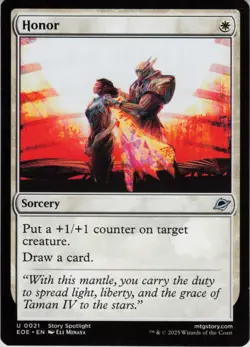 x4 Honor U Edge of Eternities 21 NM MTG - Image 1