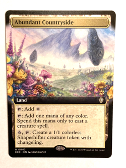 MTG - Abundant Countryside (Extended Art) Commander: ECC / Regular / NM - Image 1