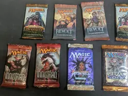 MTG Urza's Saga, Alliances, Stronghold, Mirrodin, Innistrad, AR Booster Packs !! - Image 3