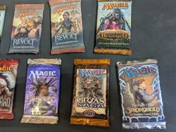 MTG Urza's Saga, Alliances, Stronghold, Mirrodin, Innistrad, AR Booster Packs !! - Image 4