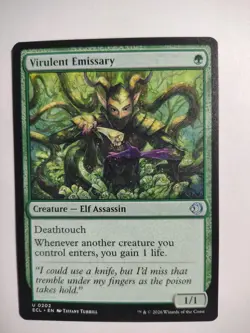Virulent Emissary 202 UC Lorwyn Eclipsed Magic: The Gathering Near Mint - Image 1