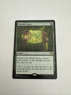 Magic The Gathering: Worldly Tutor, Dominaria Remastered (DMR) NM - Image 1