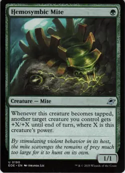 x4 Hemosymbic Mite U Edge of Eternities 190 NM MTG - Image 1