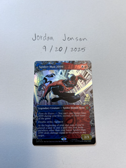 Spider-Man 2099 (0216) (Borderless) MTG Marvel's Spider-Man Foil - IN HAND - Image 1