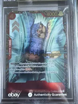 BGS 10 Pristine Jozu OP02-008 Championship 2023 Prize English One Piece Card - Image 3