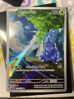 Heracross Paldea Evolved Illustration Rare Pokemon TCG Card 194/193 - Image 1